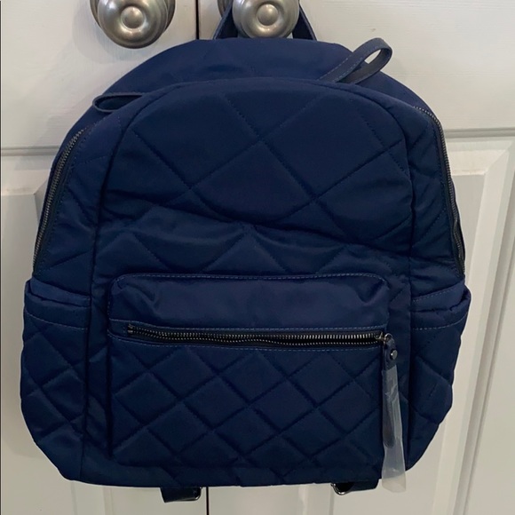 Sol and Selene Motivator Quilted Backpack, Navy